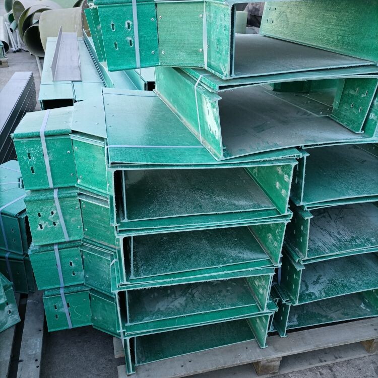 天津廠家復合電纜橋架玻璃鋼電纜溝電纜槽-